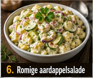 Romige aardappelsalade