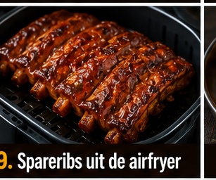 Spareribs uit de airfryer
