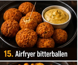 Airfryer bitterballen