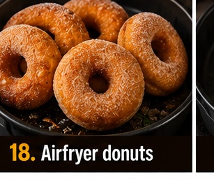Airfryer donuts