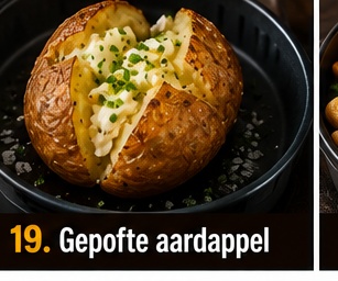 Gepofte aardappel