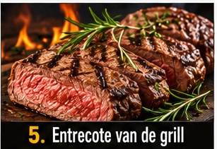 Entrecote van de grill