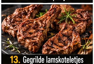 Gegrilde lamskoteletjes