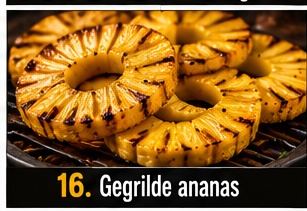 Gegrilde ananas