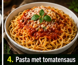 Pasta met tomatensaus