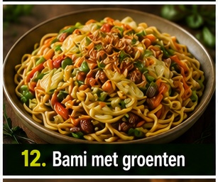 Bami met groenten