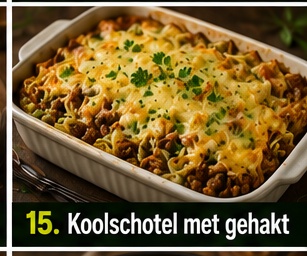 Koolschotel met gehakt