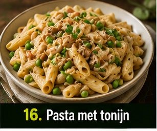 Pasta met tonijn
