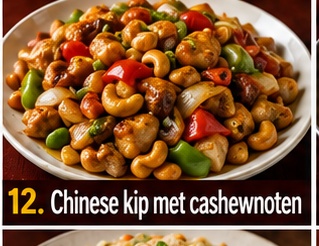 Chinese kip met cashewnoten
