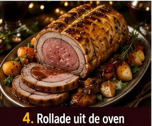 Rollade uit de oven