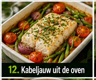 Kabeljauw uit de oven