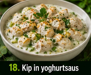 Kip in yoghurtsaus