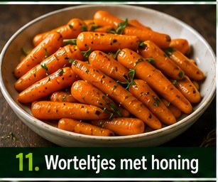 Worteltjes met honing