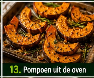 Pompoen uit de oven