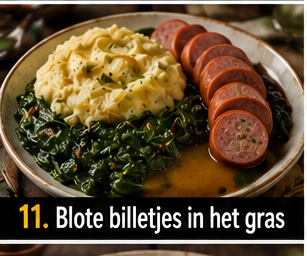 Blote billetjes in het gras