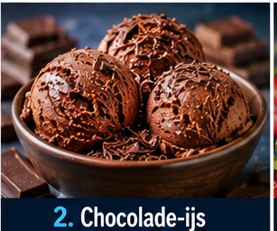 Chocolade-ijs