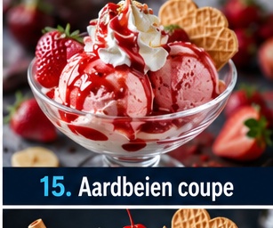 Aardbeien coupe