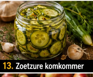 Zoetzure komkommer