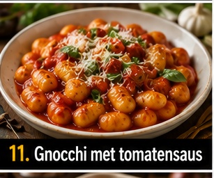 Gnocchi met tomatensaus