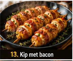 Kip met bacon