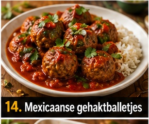 Mexicaanse gehaktballetjes
