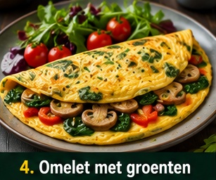 Omelet met groenten