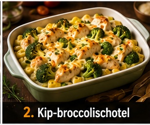 Kip-broccolischotel