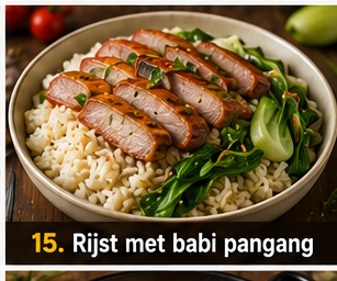 Rijst met babi pangang