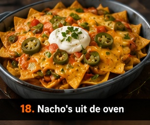 Nacho's uit de oven
