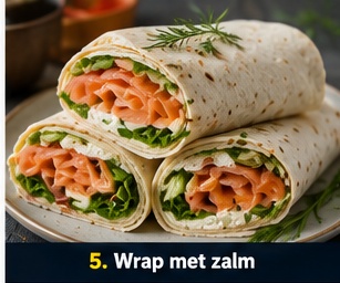 Wrap met zalm