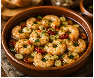 Gambas al ajillo