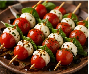 Mozzarella-tomaatprikkers