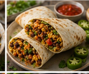 Vegetarische burrito's