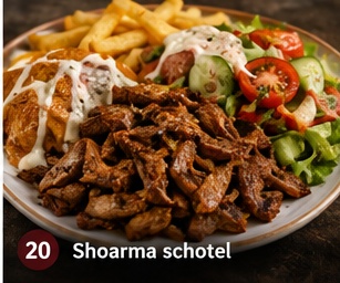 Shoarma schotel